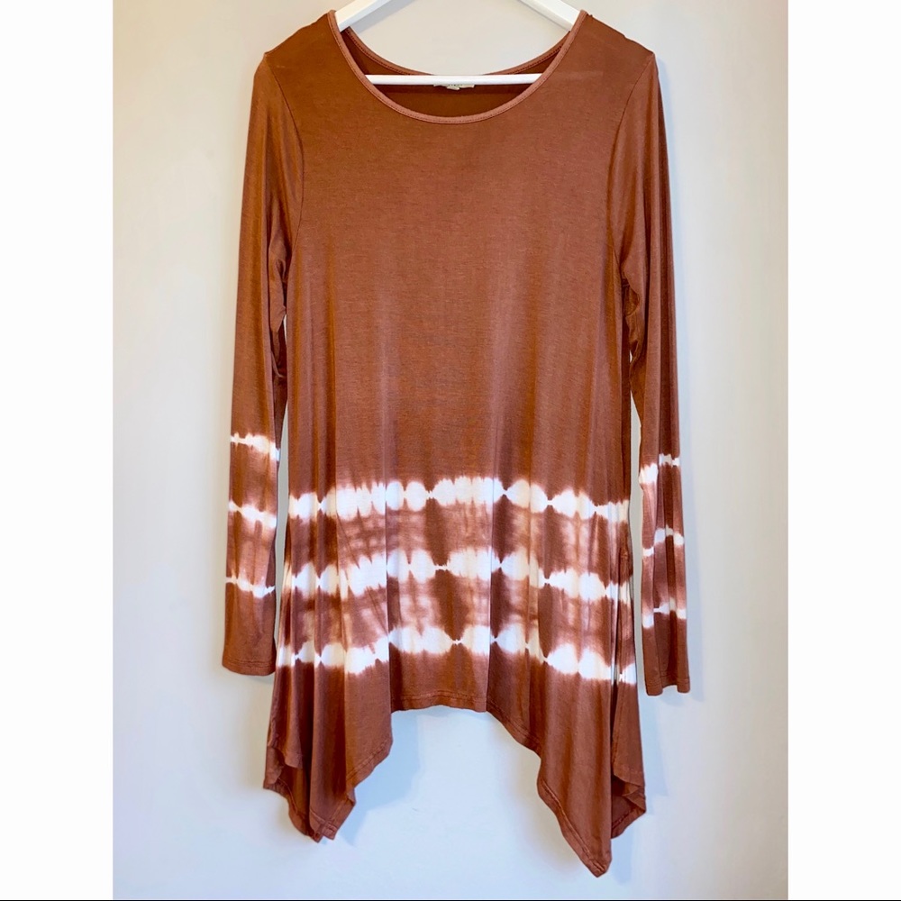 Pumpkin Spice Tie Dye Top
